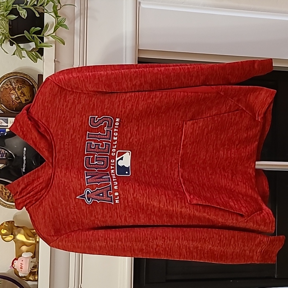 MLB AUTHENTIC COLLECTION WOMENS‎ SIZE XL LOS ANGELES ANGELS HOODIE